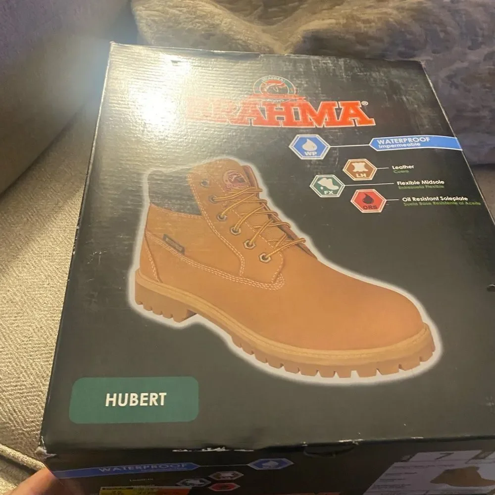 Mens Brahma Herbert Work Boots Sz 7 New